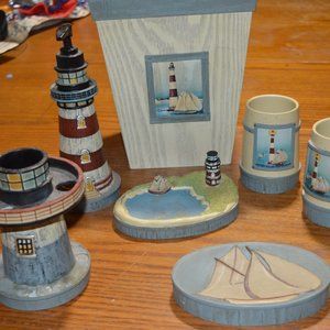 lighthouse bathroom decor